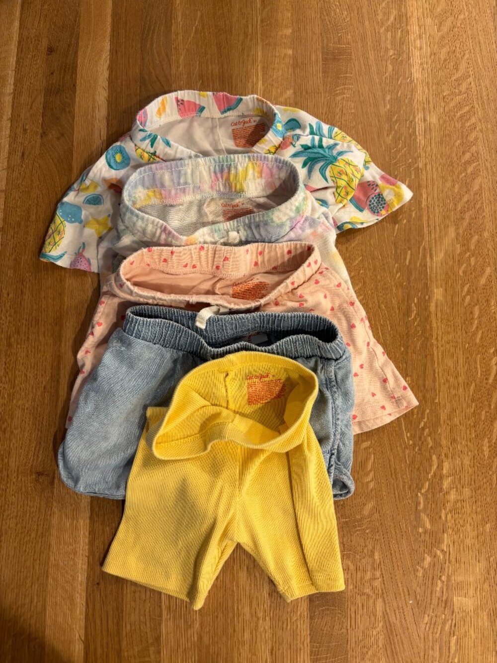 Bundle of 5 Toddler Girl's Shorts/Skorts - 3T, Cat and Jack